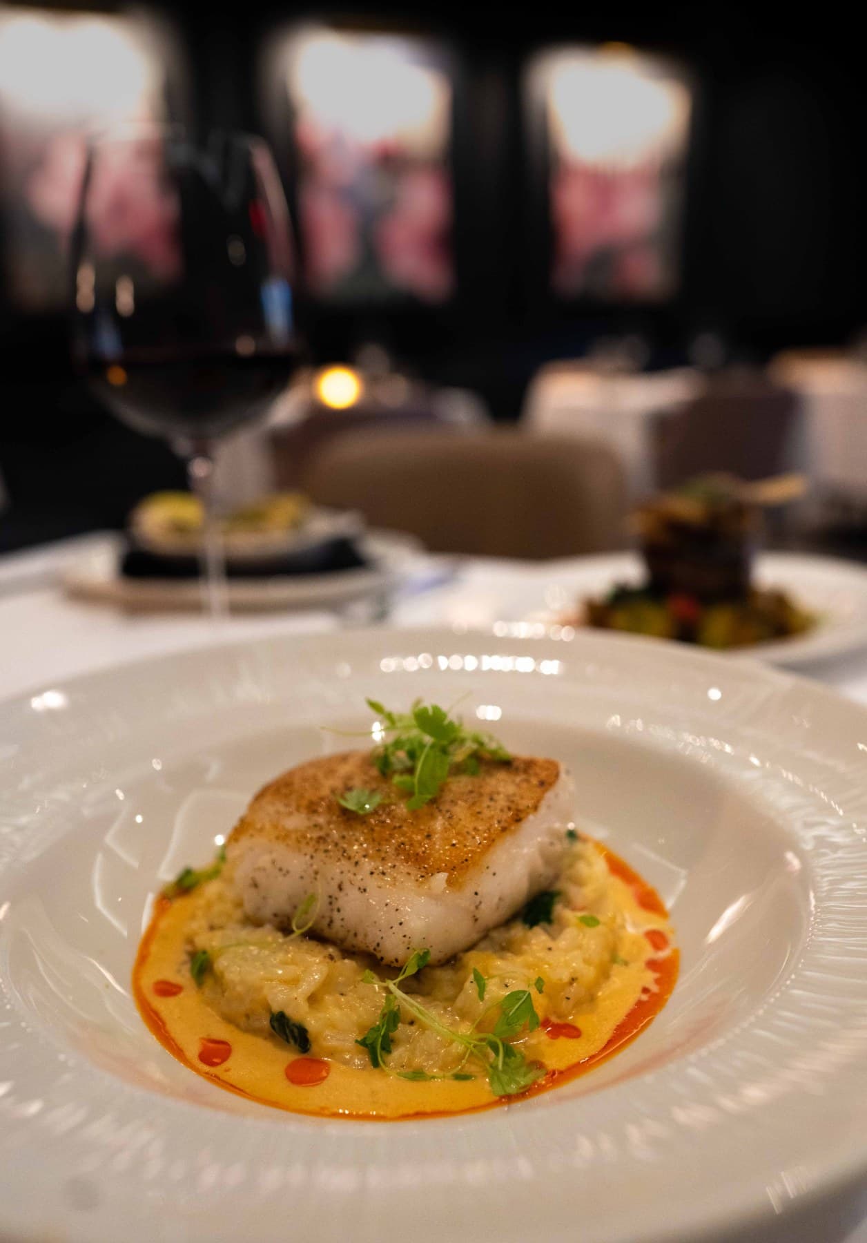 Locket Rosslyn — pan-seared fish with risotto